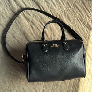 Coach Black Large Rowan Satchel Bag